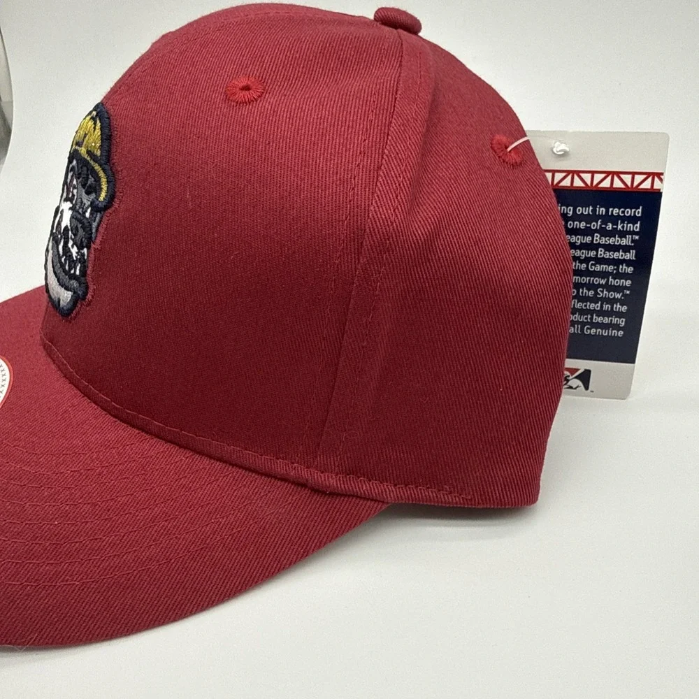OC Sports MiLB Mahoning Valley Scrappers Youth Adjustable Hat Red Baseball Cap